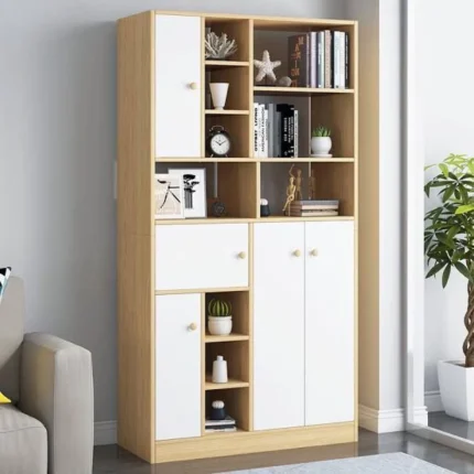 کمد بایگانی و ویترین اداری MDF قفل‌دار مدل مدرن مدل 003