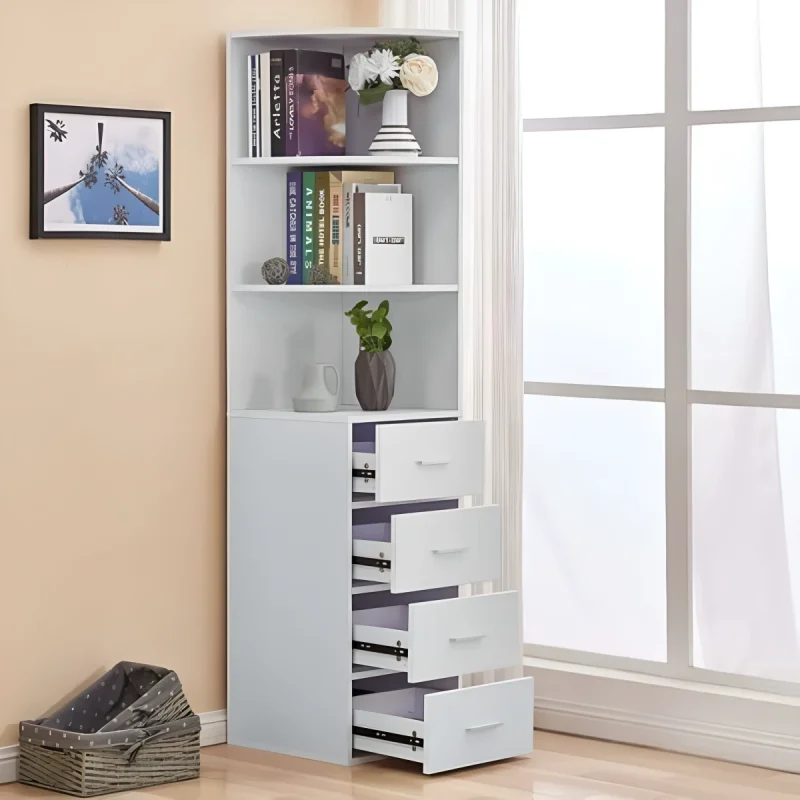 13مدل کتابخانه کنجی برای منزل و آفیس - سفارش مستقیم به کارخانه