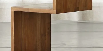 میز مکعبی عسلی S شکل مدرن مدل 002